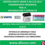 BATERIA MOTO 3 AH YB3L-A