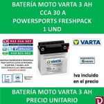 BATERIA MOTO 3 AH YB3L-B