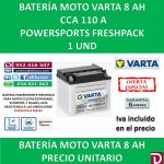 BATERIA MOTO 8 AH GM7CZ-3D YB7C-A