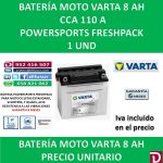 BATERIA MOTO 8 AH YB7-A CB7-A
