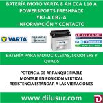 BATERIA MOTO 8 AH YB7-A CB7-A