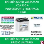 BATERIA MOTO 9 AH YB9L-A2 CBL-A2