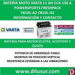 BATERIA MOTO 11 AH YB10L-A2 12N10-3A