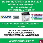 BATERIA MOTO 12 AH YB12AL-A2 YB12AL-A