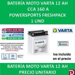 BATERIA MOTO 12 AH YB12A-B