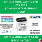 BATERIA MOTO 14 AH YB14-A2