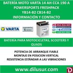 BATERIA MOTO 14 AH YB14-B2