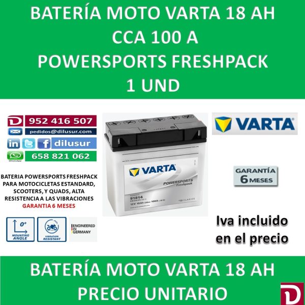 BATERIA MOTO 18 AH 51814