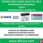 BATERIA MOTO 18 AH 51814