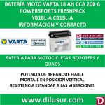 BATERIA MOTO 18 AH YB18L-A