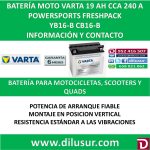 BATERIA MOTO 19 AH YB16-B