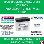 BATERIA MOTO 19 AH 51913