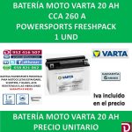 BATERIA MOTO 20 AH Y50-N18L-A