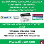 BATERIA MOTO 20 AH Y50-N18L-A