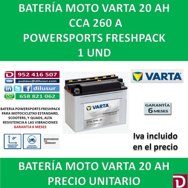 BATERIA MOTO 20 AH SY50-N18L-AT