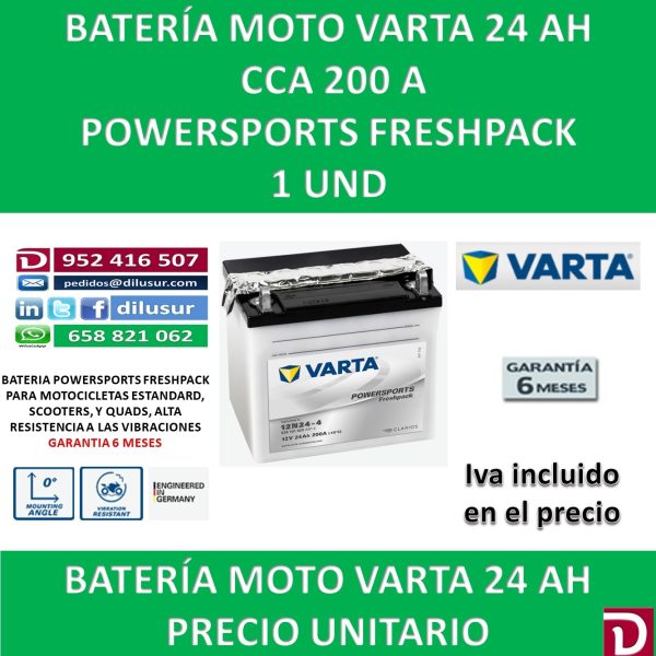 BATERIA MOTO 24 AH 12N24-4