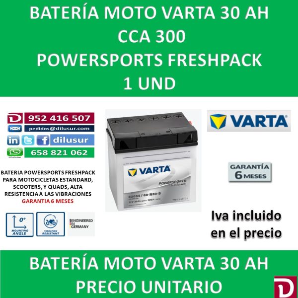 BATERIA MOTO 30 AH 53034
