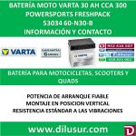 BATERIA MOTO 30 AH 53034