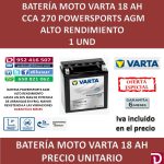 BATERIA MOTO 18 AH YTX20CH-BS