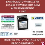 BATERIA MOTO 12 AH YTX14AHL-BS