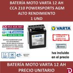 BATERIA MOTO 12 AH YTX14AHL-BS