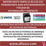 BATERIA MOTO 12 AH YTX14AHL-BS