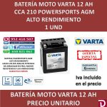 BATERIA MOTO 12 AH YTX14AH-BS