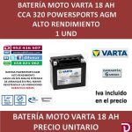 BATERIA MOTO 18 AH YTX20HL-BS