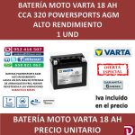 BATERIA MOTO 18 AH YTX20HL-BS
