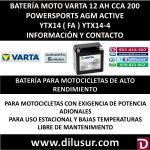 BATERIA MOTO 12 AH YTX14 (FA)