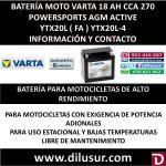 BATERIA MOTO 18 AH YTX20L (FA)