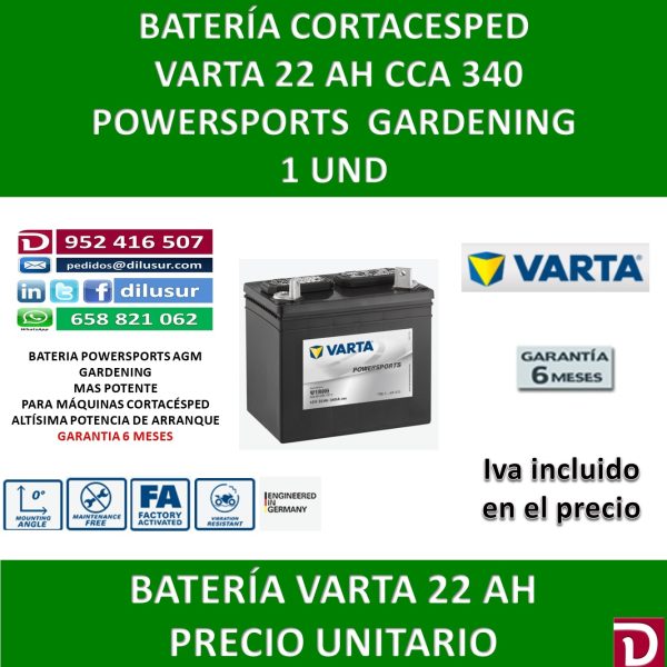 BATERIA 22 AH U1R