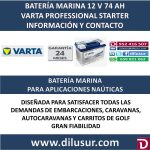 BATERIA MARINA VARTA 74 AH