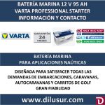 BATERIA MARINA VARTA 95 AH