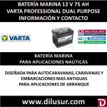 BATERIA MARINA VARTA 75 AH