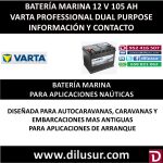 BATERIA MARINA VARTA 105 AH
