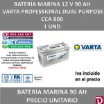 BATERIA MARINA VARTA 90 AH