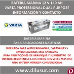 BATERIA MARINA VARTA 140 AH