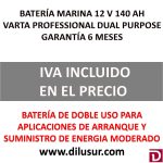 BATERIA MARINA VARTA 140 AH