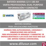 BATERIA MARINA VARTA 180 AH
