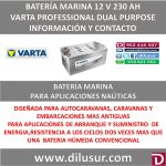 BATERIA MARINA VARTA 230 AH