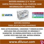 BATERIA MARINA VARTA 70 AH