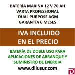BATERIA MARINA VARTA 70 AH