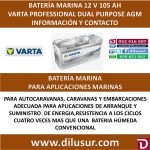 BATERIA MARINA VARTA 105 AH