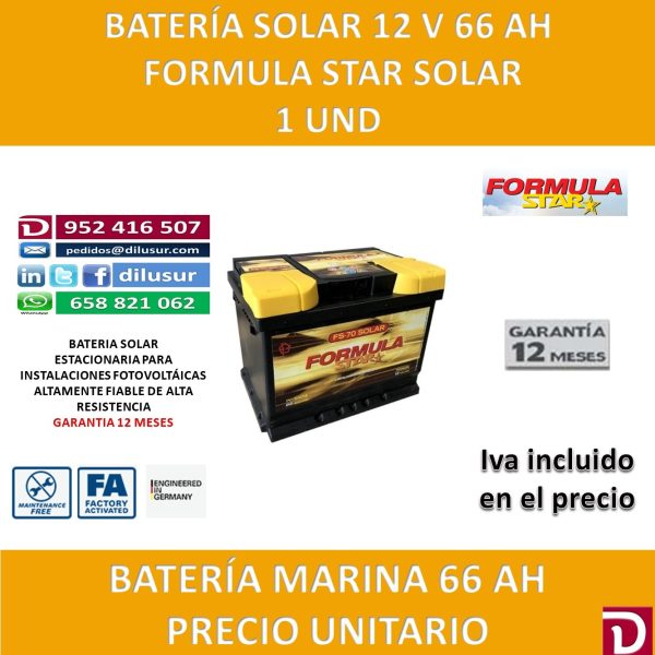 BATERIA SOLAR 66 AH