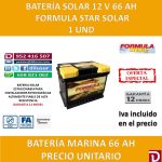 BATERIA SOLAR 66 AH