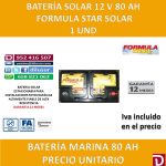 BATERIA SOLAR 80 AH