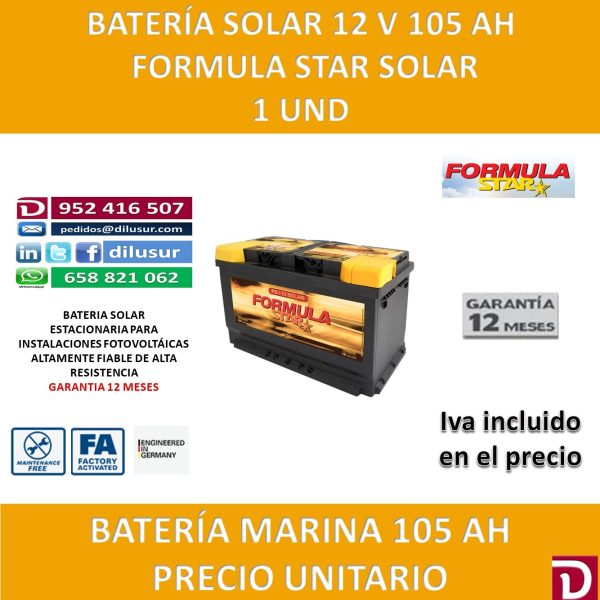 BATERIA SOLAR 105 AH