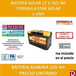 BATERIA SOLAR 105 AH