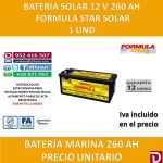 BATERIA SOLAR 260 AH